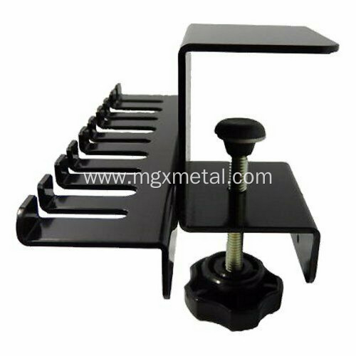 Cable Holder Clamp Metal Desk Mount Mouse Cable Holder Clamp Factory
